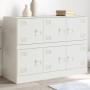 Weißer Stahlschrank 99x39x73 cm von vidaXL, Sideboards - Ref: Foro24-841798, Preis: 157,58 €, Rabatt: %