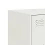 Aparador de acero blanco 99x39x73 cm de vidaXL, Aparadores - Ref: Foro24-841798, Precio: 153,77 €, Descuento: %