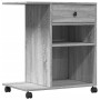 Soporte para impresora con ruedas gris Sonoma 60x40x68,5 cm von vidaXL, Drucker unterstützt - Ref: Foro24-840644, Preis: 66,5...