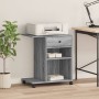 Soporte para impresora con ruedas gris Sonoma 60x40x68,5 cm von vidaXL, Drucker unterstützt - Ref: Foro24-840644, Preis: 66,5...