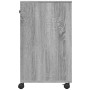 Soporte para impresora con ruedas gris Sonoma 60x40x68,5 cm von vidaXL, Drucker unterstützt - Ref: Foro24-840644, Preis: 66,5...