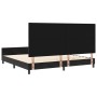 Estructura de cama con cabecera Negro 200 x 200 cm Terciopelo