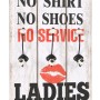 MEN LADIES wall coat rack with 6 hooks 120x40 cm by vidaXL, Hat and coat racks - Ref: Foro24-245852, Price: 50,26 €, Discount: %