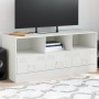 TV-Schrank aus weißem Stahl, 99 x 39 x 44 cm von vidaXL, TV-Möbel - Ref: Foro24-841738, Preis: 98,52 €, Rabatt: %