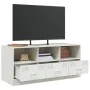 Mueble para TV de acero blanco 99x39x44 cm de vidaXL, Muebles TV - Ref: Foro24-841738, Precio: 97,56 €, Descuento: %