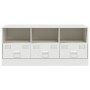 Mueble para TV de acero blanco 99x39x44 cm de vidaXL, Muebles TV - Ref: Foro24-841738, Precio: 98,47 €, Descuento: %