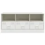 Mueble para TV de acero blanco 99x39x44 cm de vidaXL, Muebles TV - Ref: Foro24-841738, Precio: 97,56 €, Descuento: %