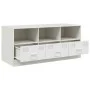 TV-Schrank aus weißem Stahl, 99 x 39 x 44 cm von vidaXL, TV-Möbel - Ref: Foro24-841738, Preis: 97,56 €, Rabatt: %