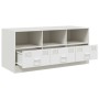 TV-Schrank aus weißem Stahl, 99 x 39 x 44 cm von vidaXL, TV-Möbel - Ref: Foro24-841738, Preis: 98,52 €, Rabatt: %