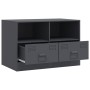 TV-Möbel 2 Einheiten anthrazitgrauer Stahl 67x39x44 cm von vidaXL, TV-Möbel - Ref: Foro24-841744, Preis: 131,14 €, Rabatt: %