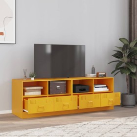 TV-Möbel 2 Einheiten senfgelber Stahl 67x39x44 cm von vidaXL, TV-Möbel - Ref: Foro24-841746, Preis: 131,14 €, Rabatt: %