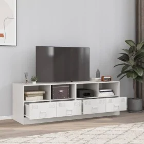 Muebles para TV 2 unidades acero blanco 67x39x44 cm de vidaXL, Muebles TV - Ref: Foro24-841750, Precio: 129,86 €, Descuento: %