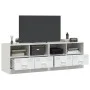 TV furniture 2 units white steel 67x39x44 cm by vidaXL, TV Furniture - Ref: Foro24-841750, Price: 129,86 €, Discount: %