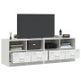 TV-Möbel 2 Einheiten aus weißem Stahl 67x39x44 cm von vidaXL, TV-Möbel - Ref: Foro24-841750, Preis: 131,14 €, Rabatt: %