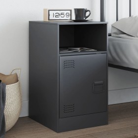 Anthracite gray steel nightstand 34.5x39x62 cm by vidaXL, Nightstands - Ref: Foro24-841767, Price: 61,27 €, Discount: %