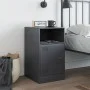 Anthrazitgrauer Nachttisch aus Stahl, 34,5 x 39 x 62 cm von vidaXL, Nachttische - Ref: Foro24-841767, Preis: 54,57 €, Rabatt: %