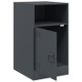 Anthrazitgrauer Nachttisch aus Stahl, 34,5 x 39 x 62 cm von vidaXL, Nachttische - Ref: Foro24-841767, Preis: 61,27 €, Rabatt: %