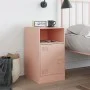 Rosafarbener Nachttisch aus Stahl, 34,5 x 39 x 62 cm von vidaXL, Nachttische - Ref: Foro24-841765, Preis: 54,12 €, Rabatt: %