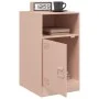 Rosafarbener Nachttisch aus Stahl, 34,5 x 39 x 62 cm von vidaXL, Nachttische - Ref: Foro24-841765, Preis: 54,12 €, Rabatt: %