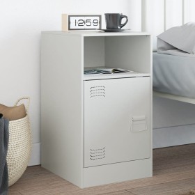 White steel nightstand 34.5x39x62 cm by vidaXL, Nightstands - Ref: Foro24-841773, Price: 61,27 €, Discount: %