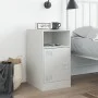 Nachttisch aus weißem Stahl, 34,5 x 39 x 62 cm von vidaXL, Nachttische - Ref: Foro24-841773, Preis: 60,61 €, Rabatt: %