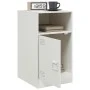Nachttisch aus weißem Stahl, 34,5 x 39 x 62 cm von vidaXL, Nachttische - Ref: Foro24-841773, Preis: 60,61 €, Rabatt: %