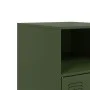 Olive green steel nightstand 34.5x39x62 cm by vidaXL, Nightstands - Ref: Foro24-841771, Price: 61,96 €, Discount: %