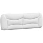 Bett mit weißer Kunstledermatratze 160x200 cm von vidaXL, Betten und Lattenroste - Ref: Foro24-3208732, Preis: 435,31 €, Raba...