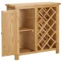 Botellero para 11 botellas de vino 80x32x80 cm madera de roble by vidaXL, Wine racks - Ref: Foro24-289200, Price: 245,79 €, D...