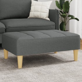 Fußhocker aus dunkelgrauem Stoff, 77 x 55 x 31 cm von vidaXL, Osmanen - Ref: Foro24-4007363, Preis: 76,90 €, Rabatt: %