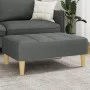 Fußhocker aus dunkelgrauem Stoff, 77 x 55 x 31 cm von vidaXL, Osmanen - Ref: Foro24-4007363, Preis: 75,77 €, Rabatt: %