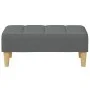 Fußhocker aus dunkelgrauem Stoff, 77 x 55 x 31 cm von vidaXL, Osmanen - Ref: Foro24-4007363, Preis: 75,77 €, Rabatt: %