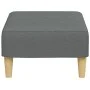 Dark gray fabric footstool 77x55x31 cm by vidaXL, Ottomans - Ref: Foro24-4007363, Price: 75,77 €, Discount: %