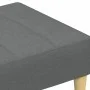 Reposapiés de tela gris oscuro 77x55x31 cm de vidaXL, Otomanas - Ref: Foro24-4007363, Precio: 75,77 €, Descuento: %