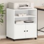 Soporte para impresora con ruedas blanco 60x48x74 cm de vidaXL, Soportes para impresoras - Ref: Foro24-840632, Precio: 96,22 ...