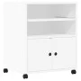 Druckerständer mit Rollen weiß 60x48x74 cm von vidaXL, Drucker unterstützt - Ref: Foro24-840632, Preis: 91,33 €, Rabatt: %