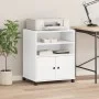 Druckerständer mit Rollen weiß 60x48x74 cm von vidaXL, Drucker unterstützt - Ref: Foro24-840632, Preis: 91,33 €, Rabatt: %