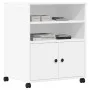 Druckerständer mit Rollen weiß 60x48x74 cm von vidaXL, Drucker unterstützt - Ref: Foro24-840632, Preis: 91,33 €, Rabatt: %