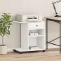 Druckerständer mit Rollen weiß 60x40x68,5 cm von vidaXL, Drucker unterstützt - Ref: Foro24-840639, Preis: 65,52 €, Rabatt: %