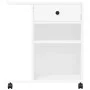 Druckerständer mit Rollen weiß 60x40x68,5 cm von vidaXL, Drucker unterstützt - Ref: Foro24-840639, Preis: 65,52 €, Rabatt: %