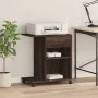 Druckerständer mit eichenbraunen Rädern 60x40x68,5 cm von vidaXL, Drucker unterstützt - Ref: Foro24-840645, Preis: 56,04 €, R...