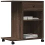Druckerständer mit eichenbraunen Rädern 60x40x68,5 cm von vidaXL, Drucker unterstützt - Ref: Foro24-840645, Preis: 56,04 €, R...