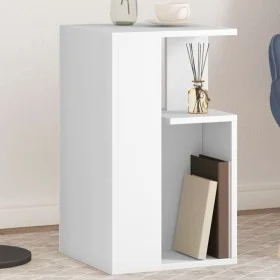 White engineered wood side table 35x35x60 cm by vidaXL, Coffee table - Ref: Foro24-840737, Price: 36,58 €, Discount: %