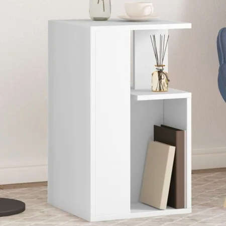 White engineered wood side table 35x35x60 cm by vidaXL, Coffee table - Ref: Foro24-840737, Price: 36,58 €, Discount: %