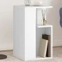 Mesa auxiliar madera de ingeniería blanco 35x35x60 cm de vidaXL, Mesas de centro - Ref: Foro24-840737, Precio: 36,54 €, Descu...