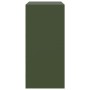 Aparador de acero verde oliva 67x39x83 cm de vidaXL, Aparadores - Ref: Foro24-841683, Precio: 194,05 €, Descuento: %