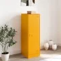Aparador de acero amarillo mostaza 34,5x39x107 cm de vidaXL, Aparadores - Ref: Foro24-841706, Precio: 92,95 €, Descuento: %