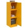 Aparador de acero amarillo mostaza 34,5x39x107 cm de vidaXL, Aparadores - Ref: Foro24-841706, Precio: 92,95 €, Descuento: %