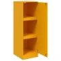 Aparador de acero amarillo mostaza 34,5x39x107 cm de vidaXL, Aparadores - Ref: Foro24-841706, Precio: 92,95 €, Descuento: %