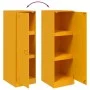 Aparador de acero amarillo mostaza 34,5x39x107 cm de vidaXL, Aparadores - Ref: Foro24-841706, Precio: 92,95 €, Descuento: %